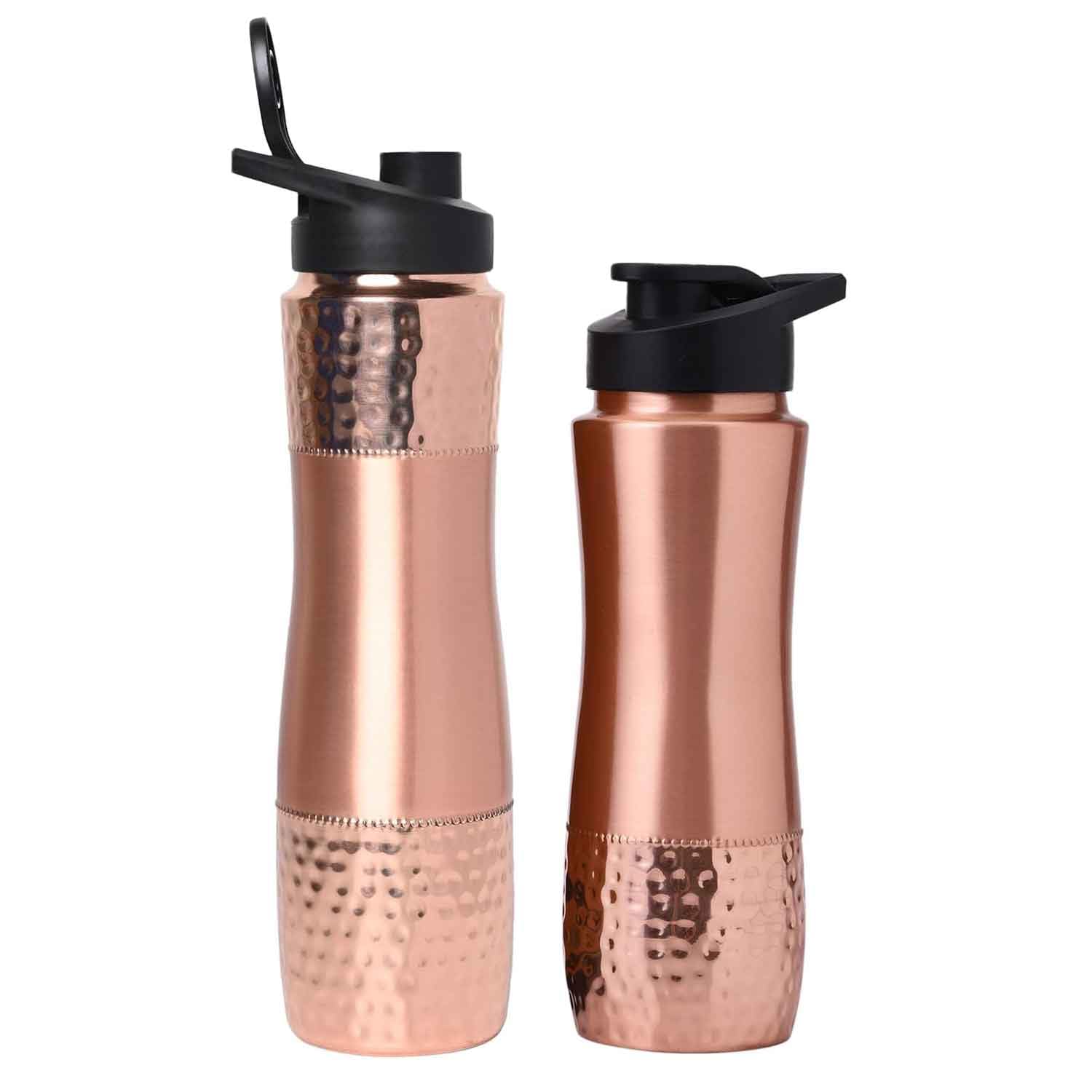 Amazon.com: HealthGoodsIn Copper Water Bottle COMBO with Sipper